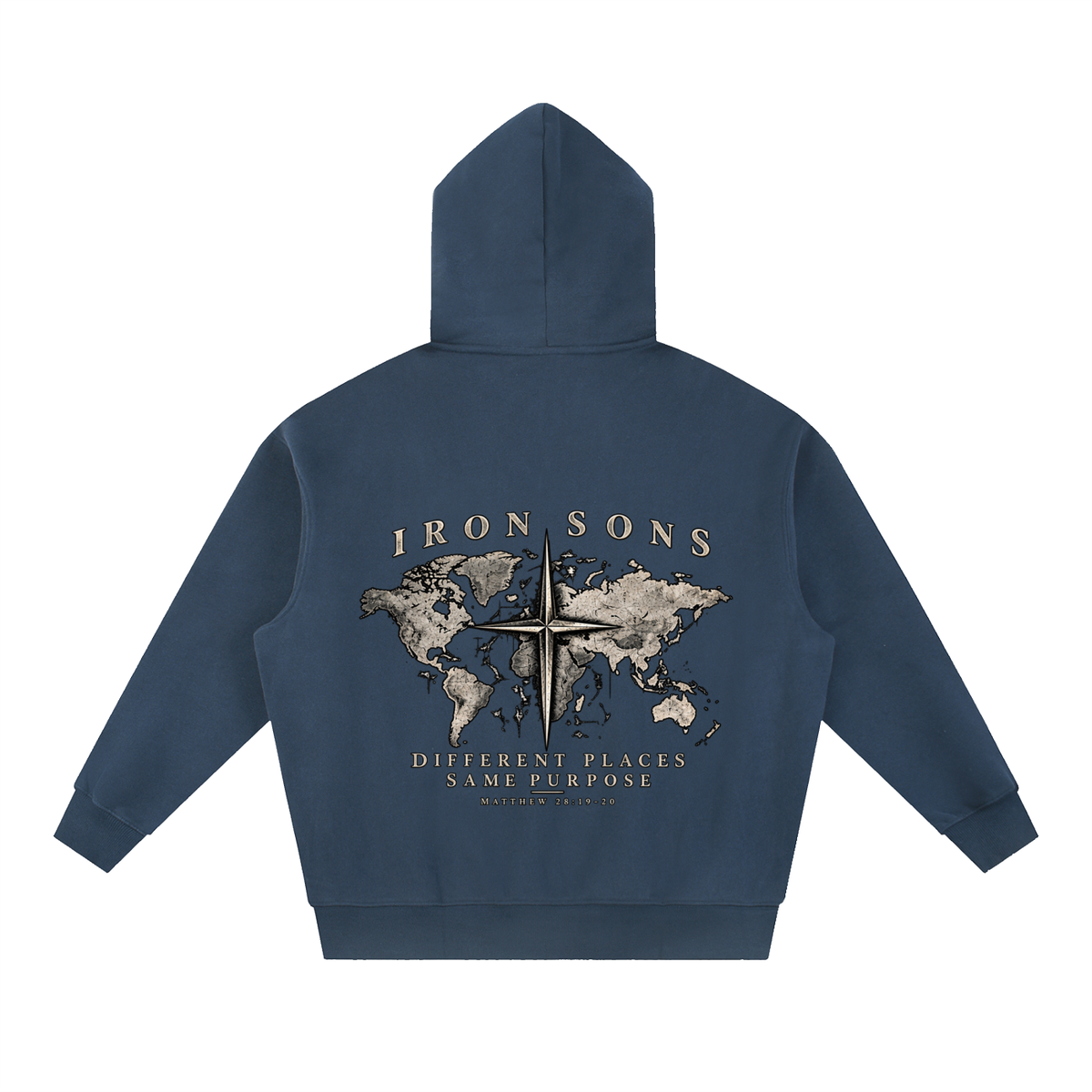 Essential Oversized Boxy Fit Fleece Hoodie