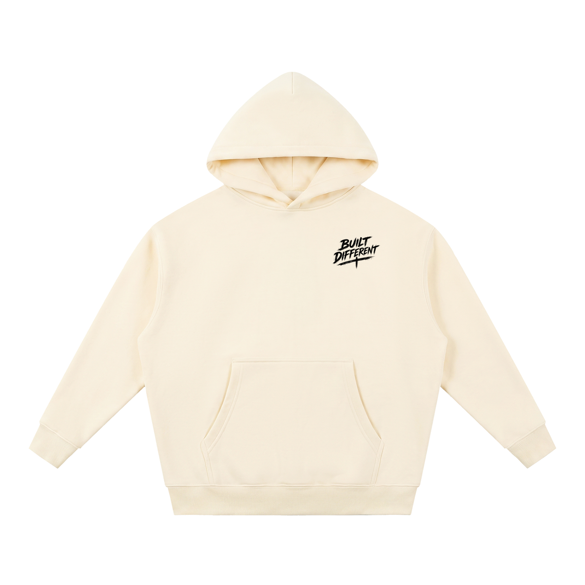 Essential Oversized Boxy Fit Fleece Hoodie