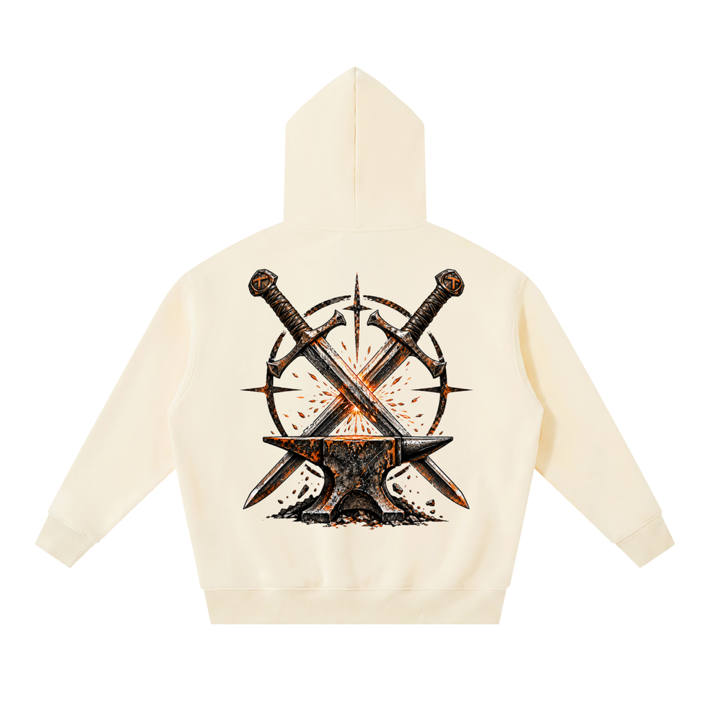 Essential Oversized Boxy Fit Fleece Hoodie