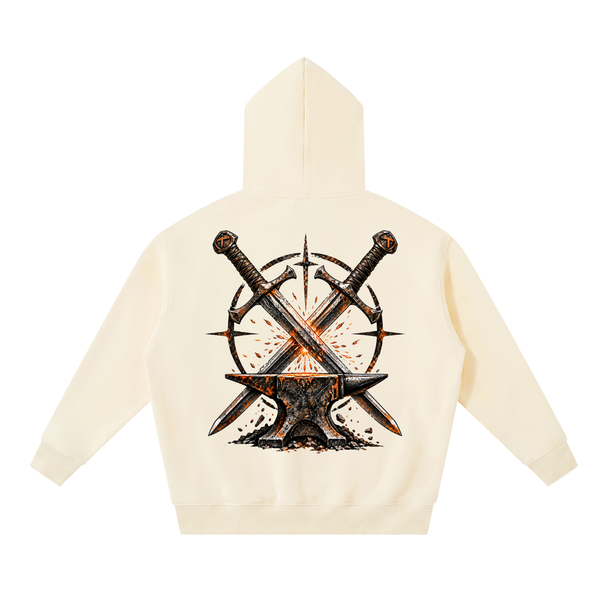 Essential Oversized Boxy Fit Fleece Hoodie
