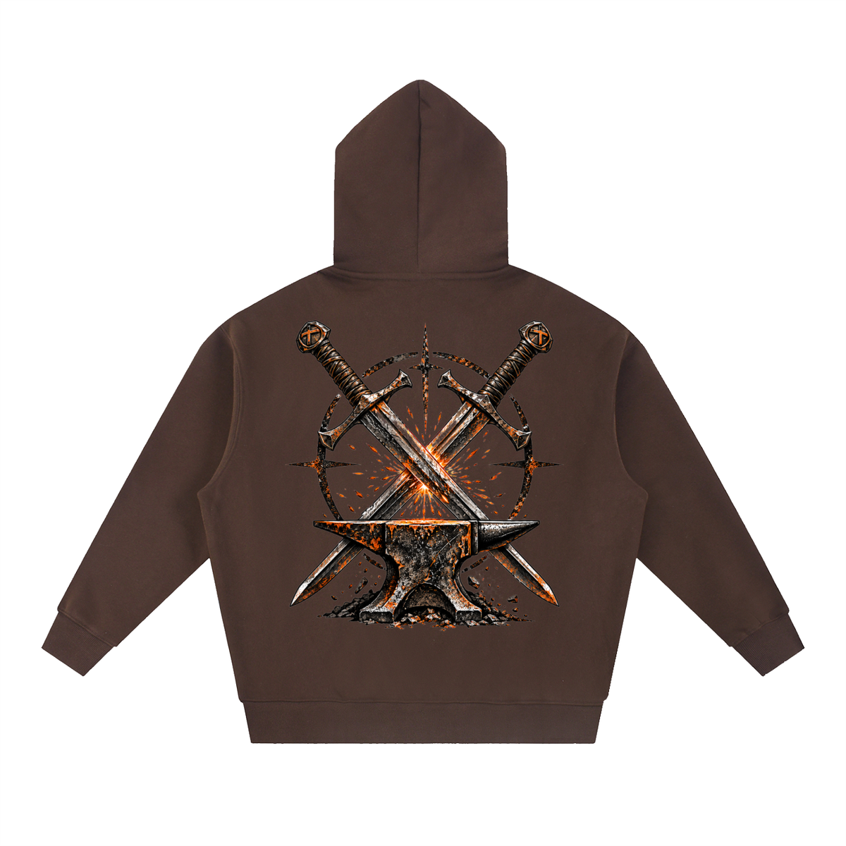 Essential Oversized Boxy Fit Fleece Hoodie