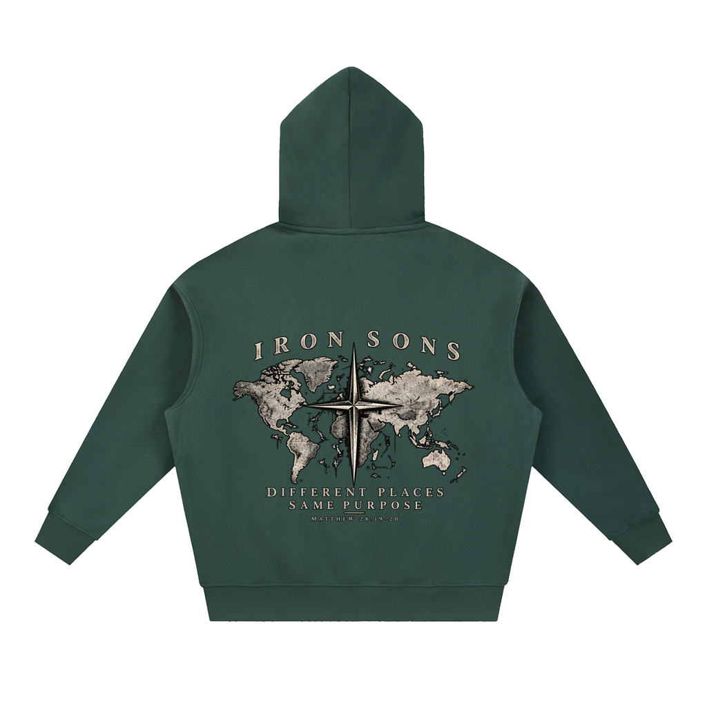 Essential Oversized Boxy Fit Fleece Hoodie