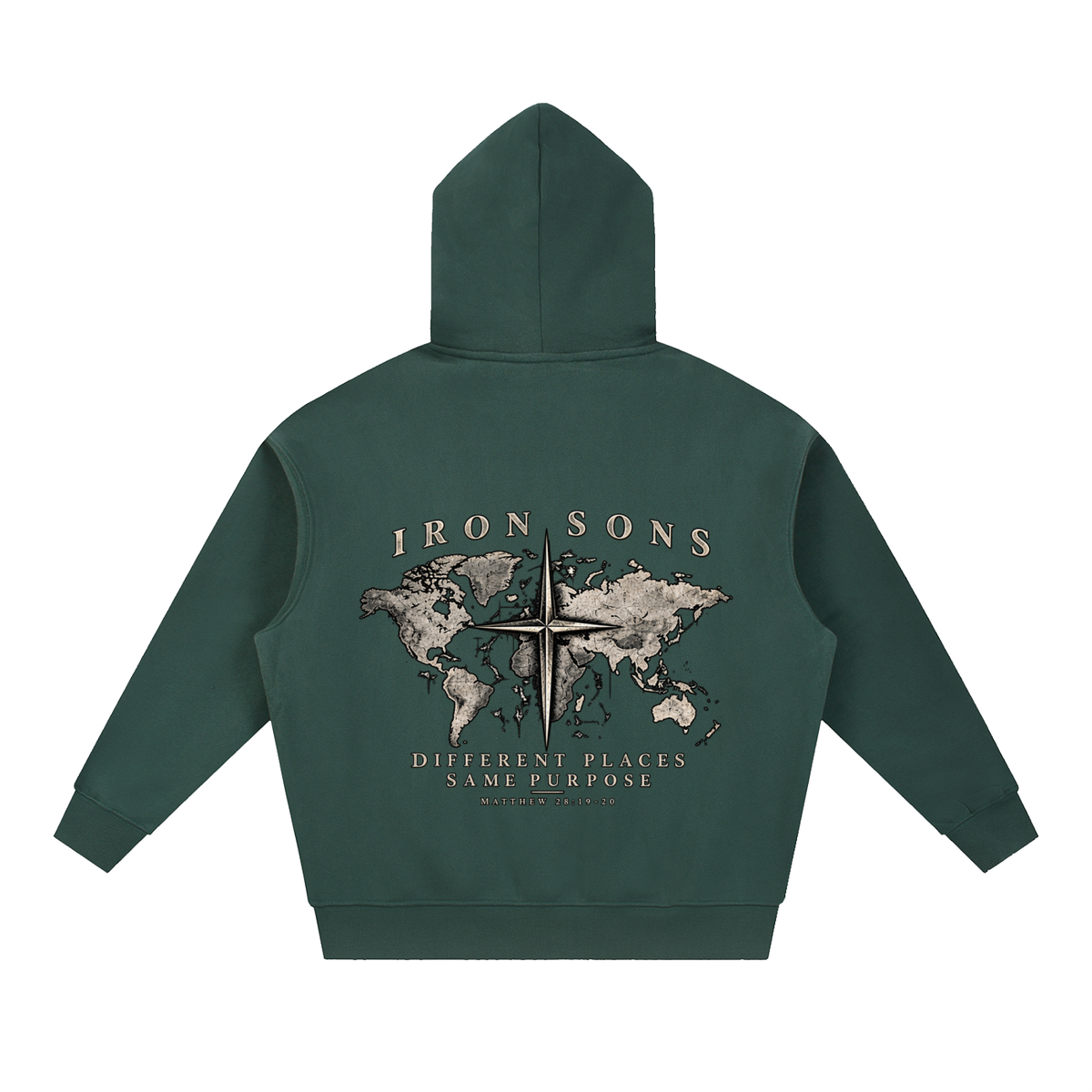 Essential Oversized Boxy Fit Fleece Hoodie