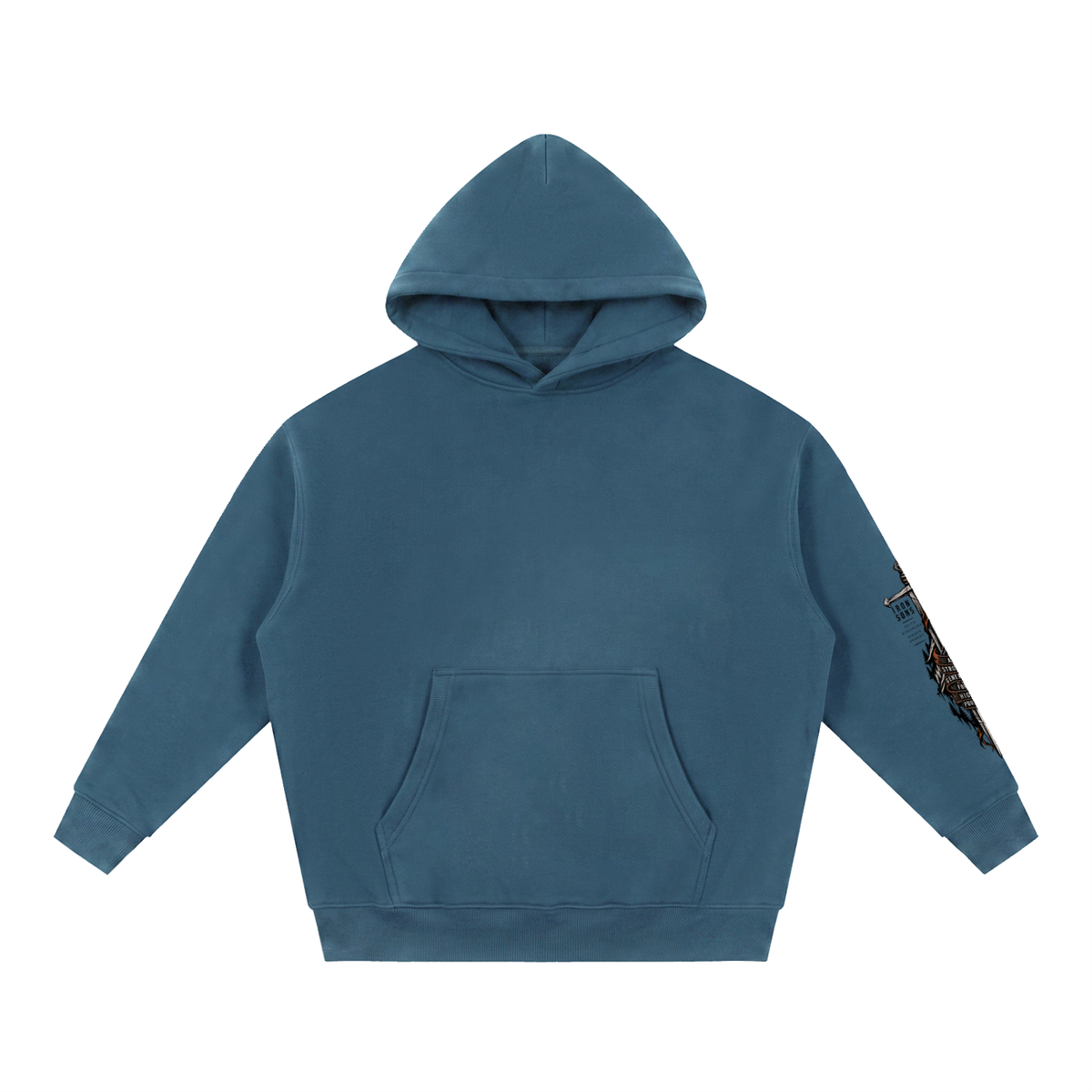Essential Oversized Boxy Fit Fleece Hoodie