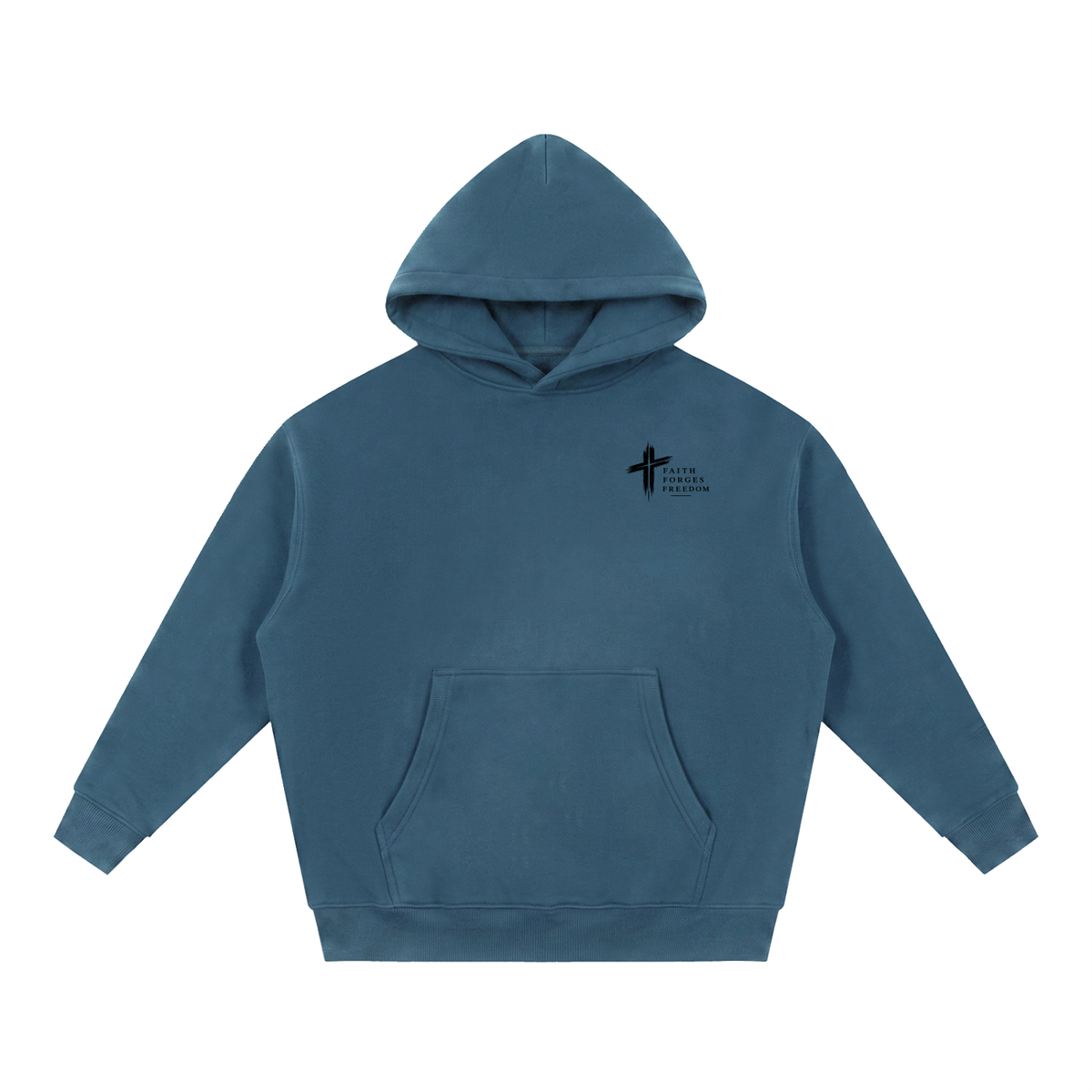 Essential Oversized Boxy Fit Fleece Hoodie