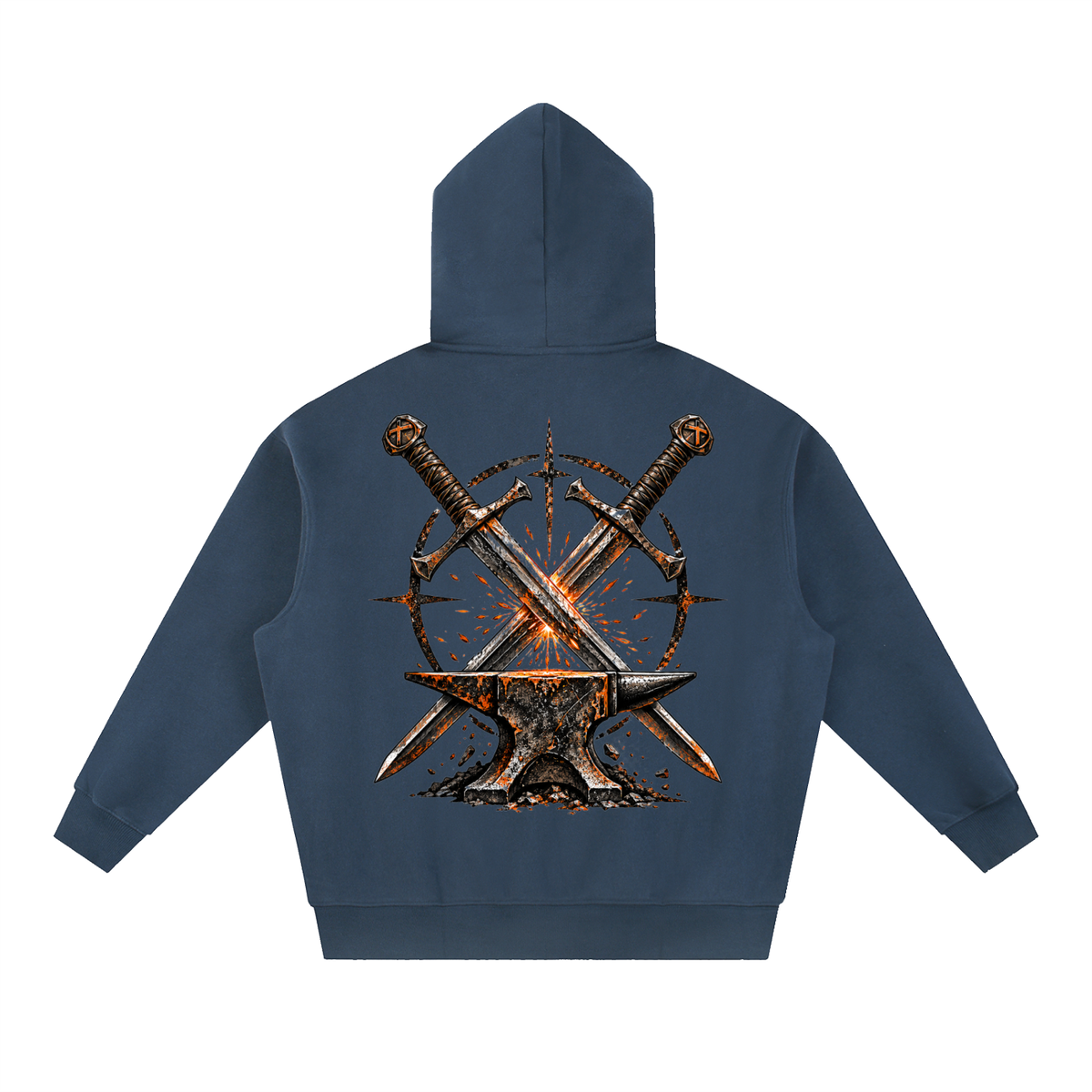 Essential Oversized Boxy Fit Fleece Hoodie