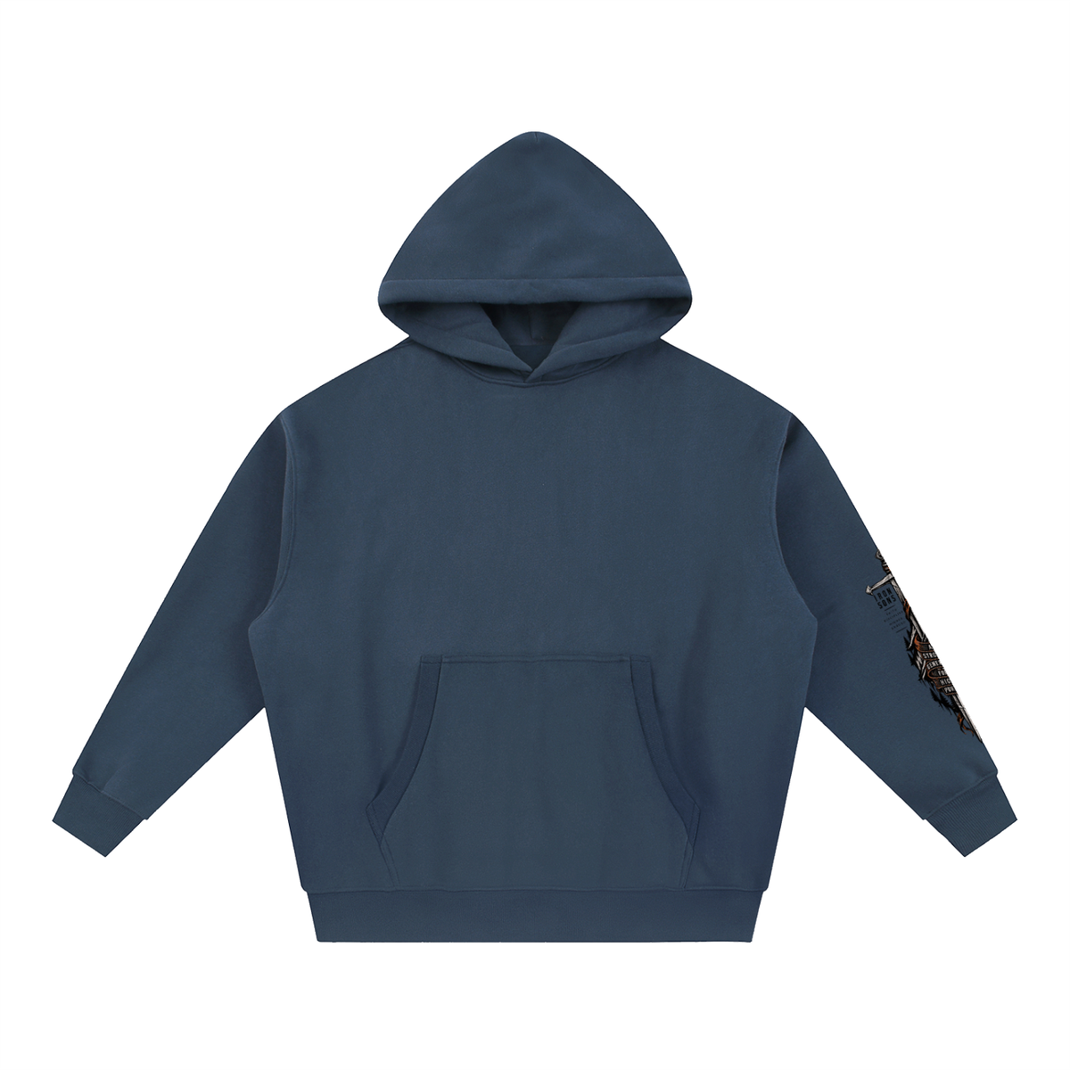 Essential Oversized Boxy Fit Fleece Hoodie