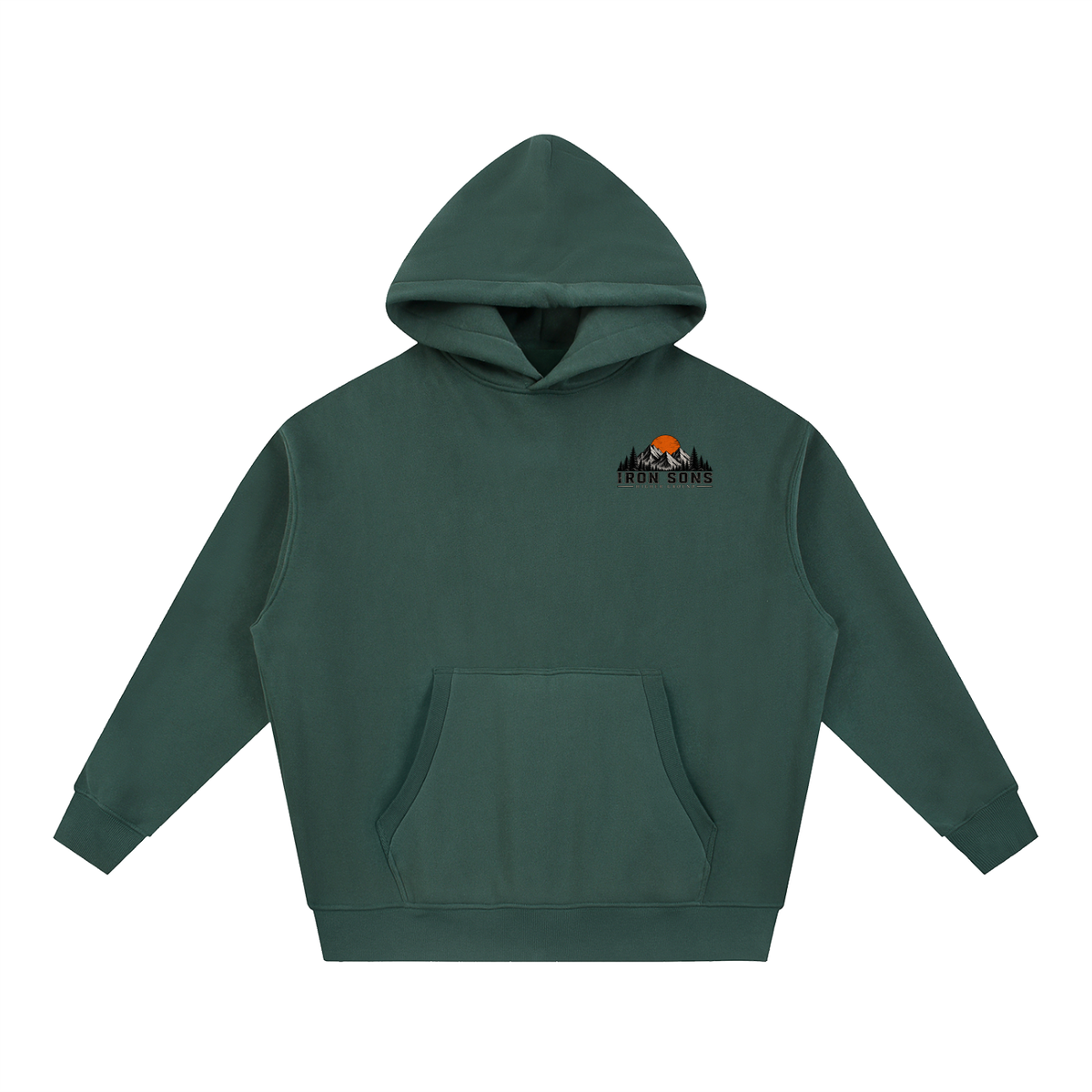 Essential Oversized Boxy Fit Fleece Hoodie