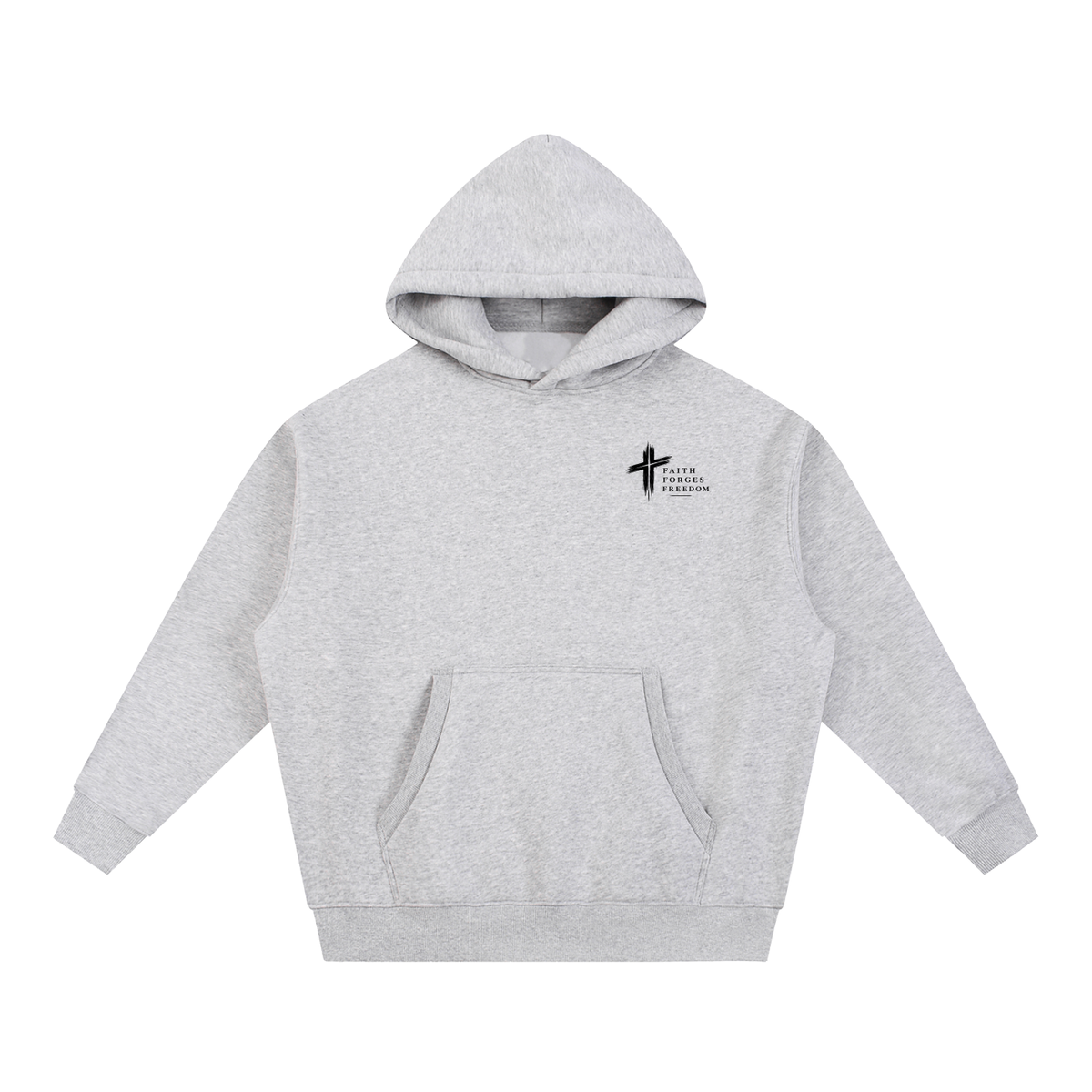 Essential Oversized Boxy Fit Fleece Hoodie