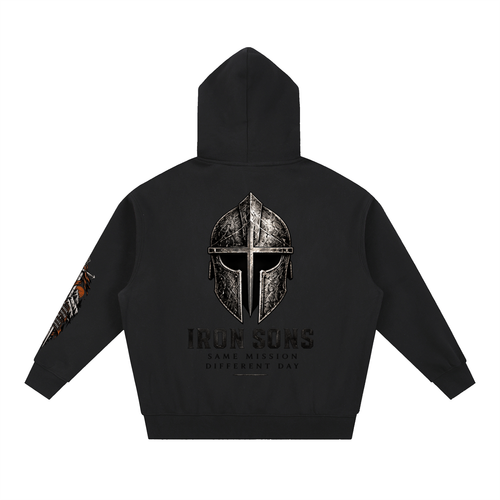 Essential Oversized Boxy Fit Fleece Hoodie