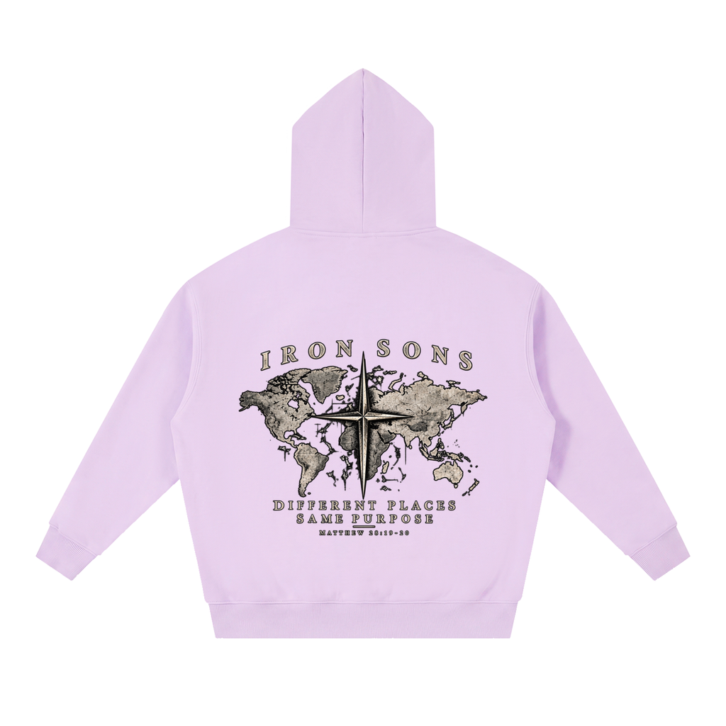 Essential Oversized Boxy Fit Fleece Hoodie