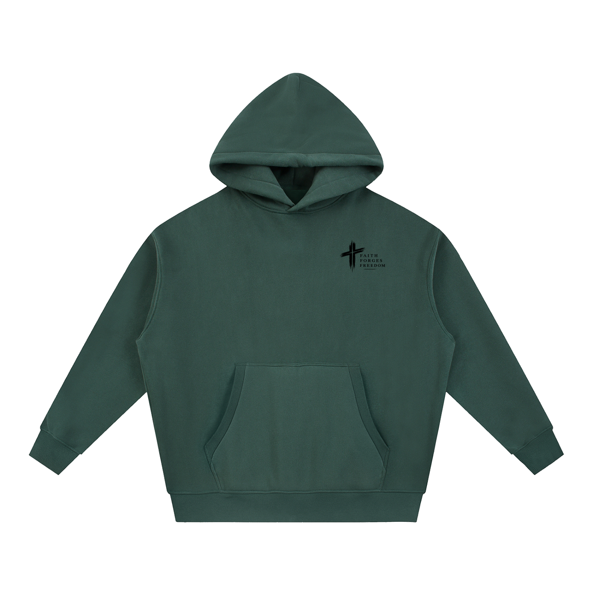 Essential Oversized Boxy Fit Fleece Hoodie