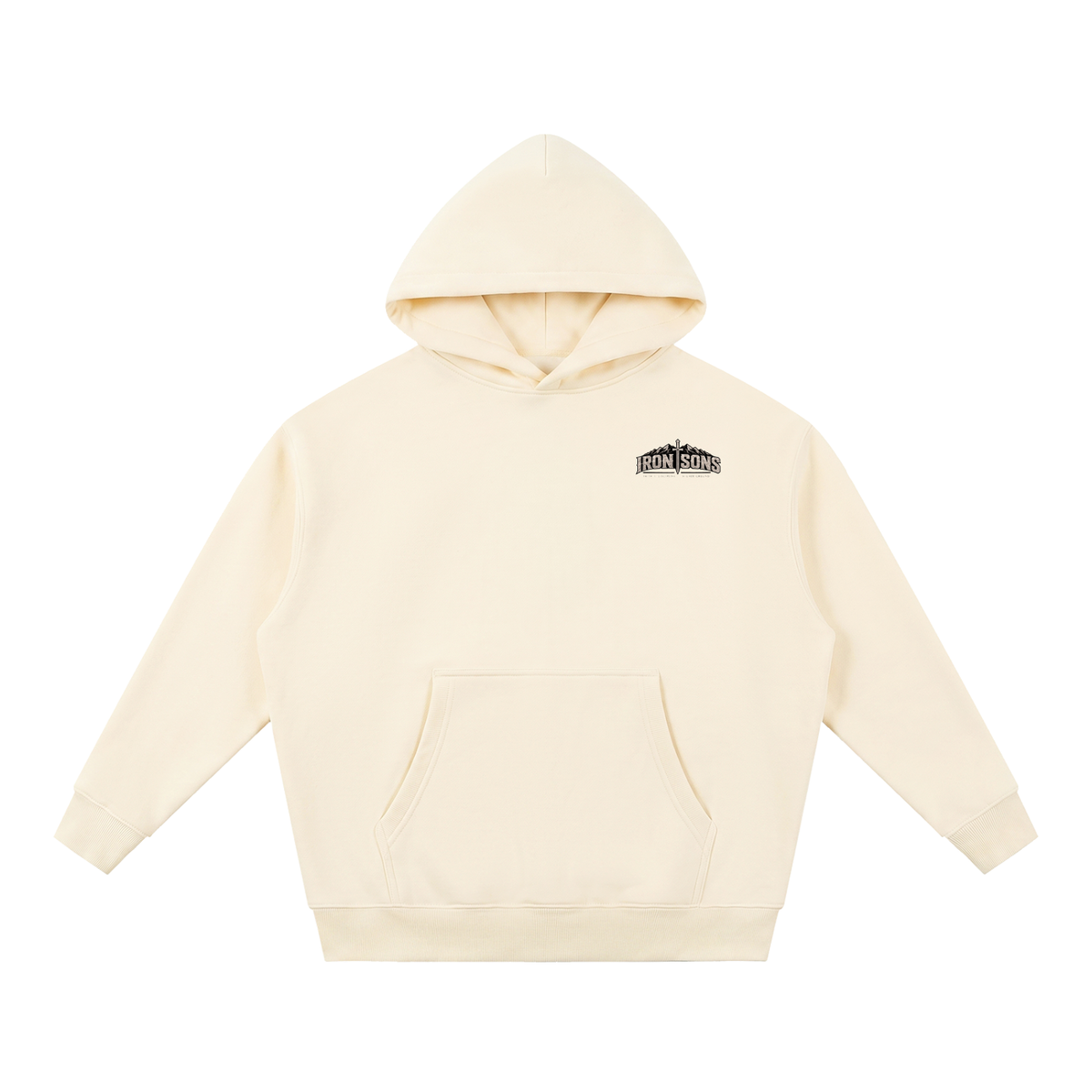 Essential Oversized Boxy Fit Fleece Hoodie