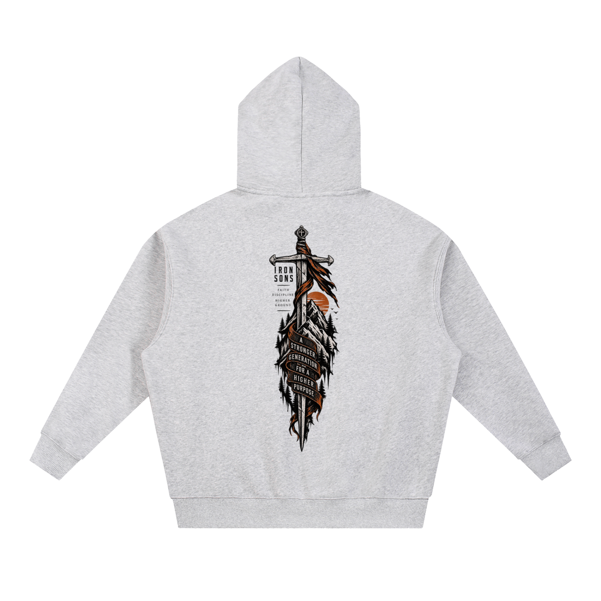 Essential Oversized Boxy Fit Fleece Hoodie