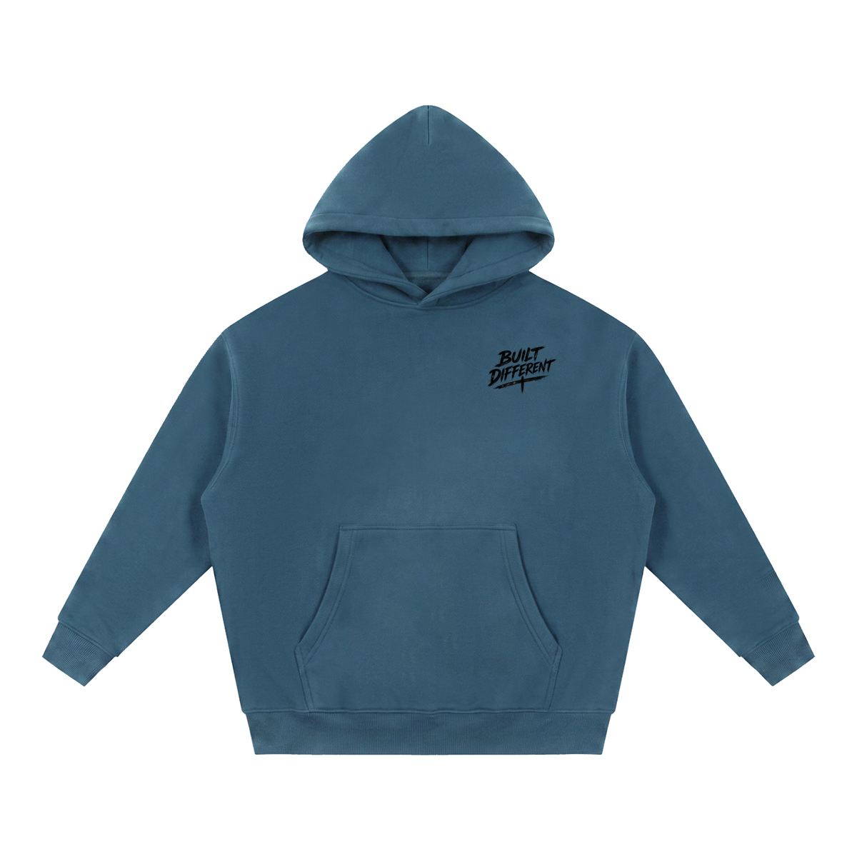 Essential Oversized Boxy Fit Fleece Hoodie