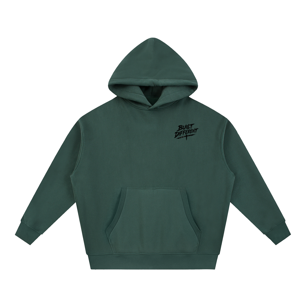 Essential Oversized Boxy Fit Fleece Hoodie
