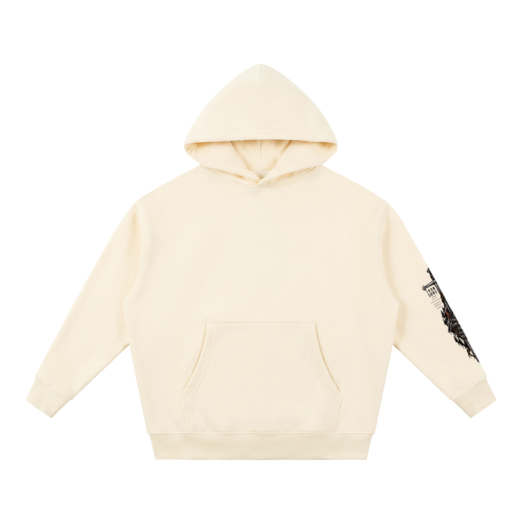 Essential Oversized Boxy Fit Fleece Hoodie