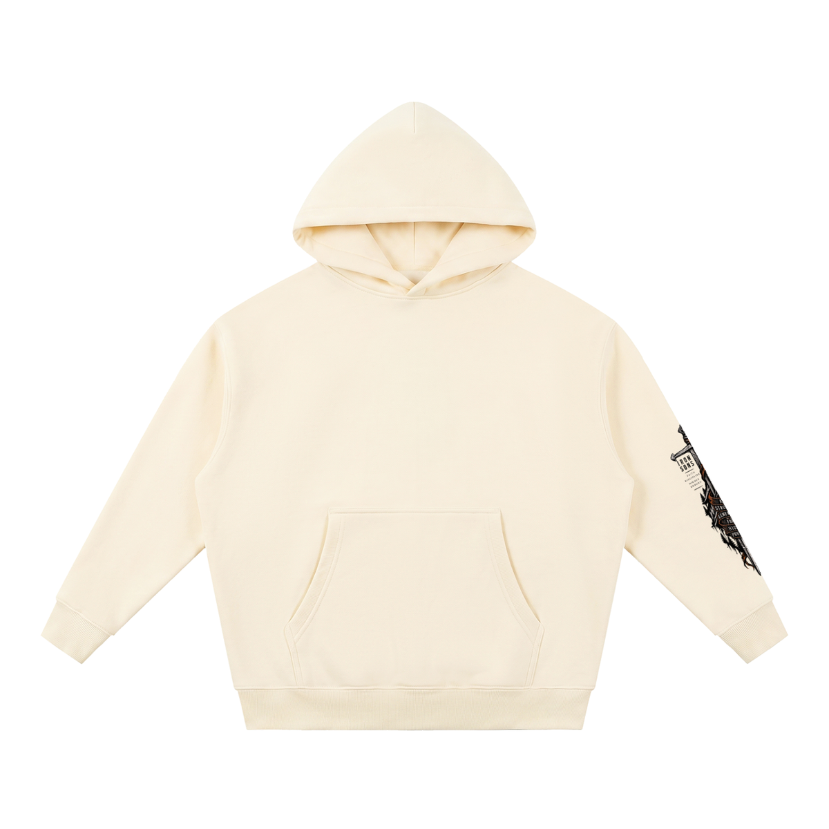 Essential Oversized Boxy Fit Fleece Hoodie