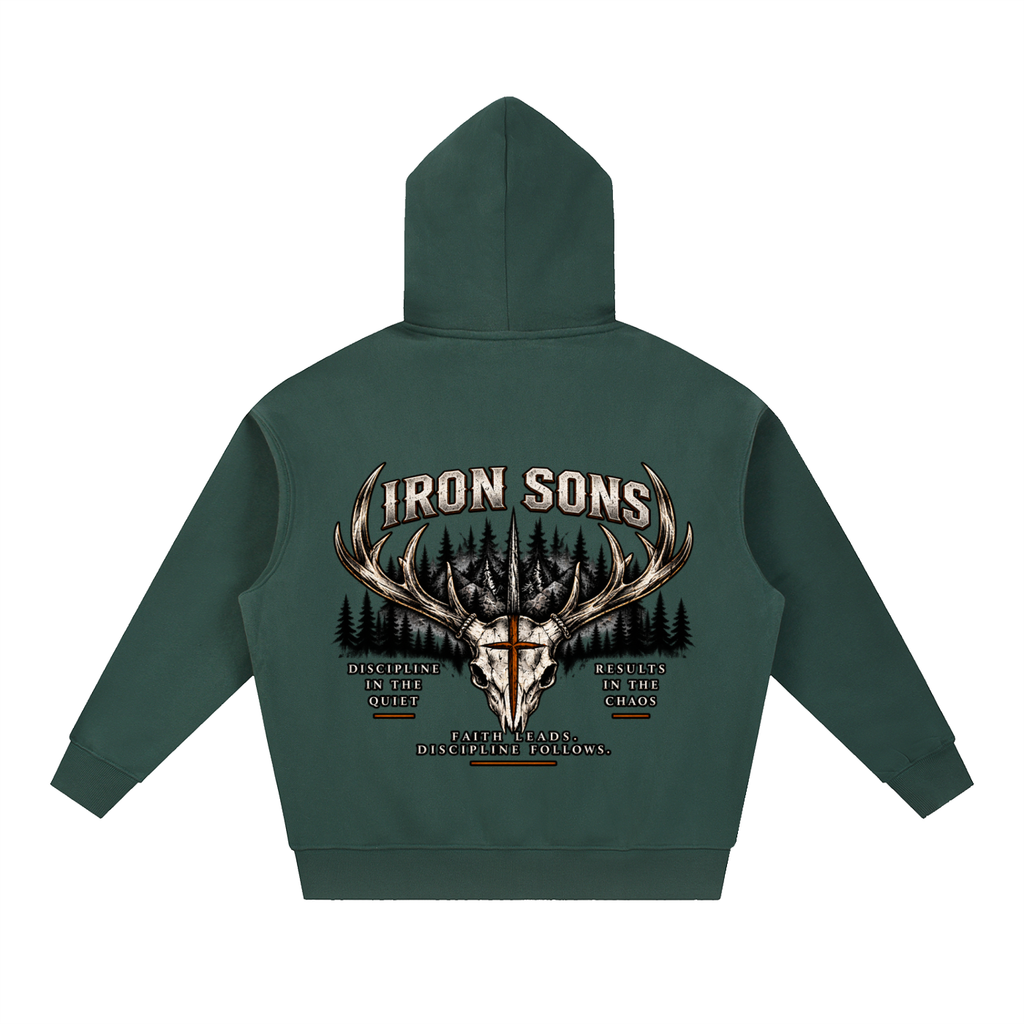 Essential Oversized Boxy Fit Fleece Hoodie