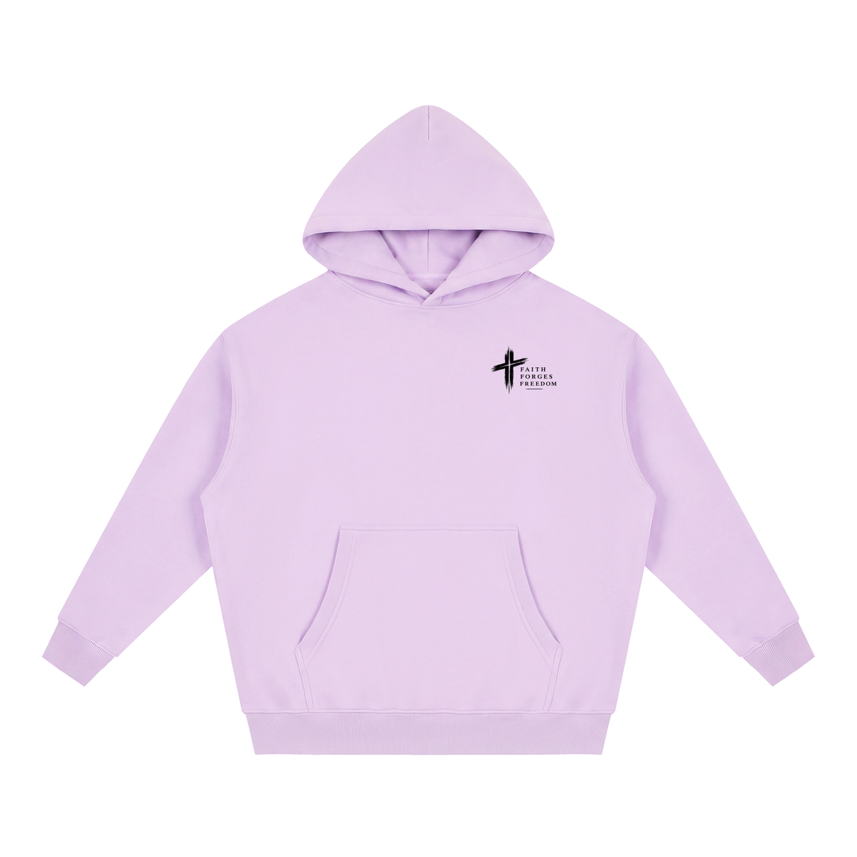 Essential Oversized Boxy Fit Fleece Hoodie