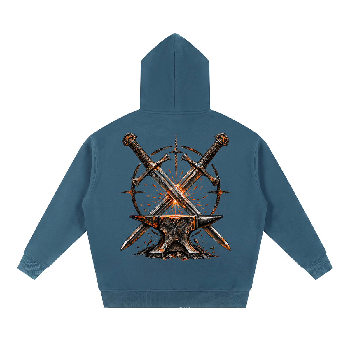 Essential Oversized Boxy Fit Fleece Hoodie