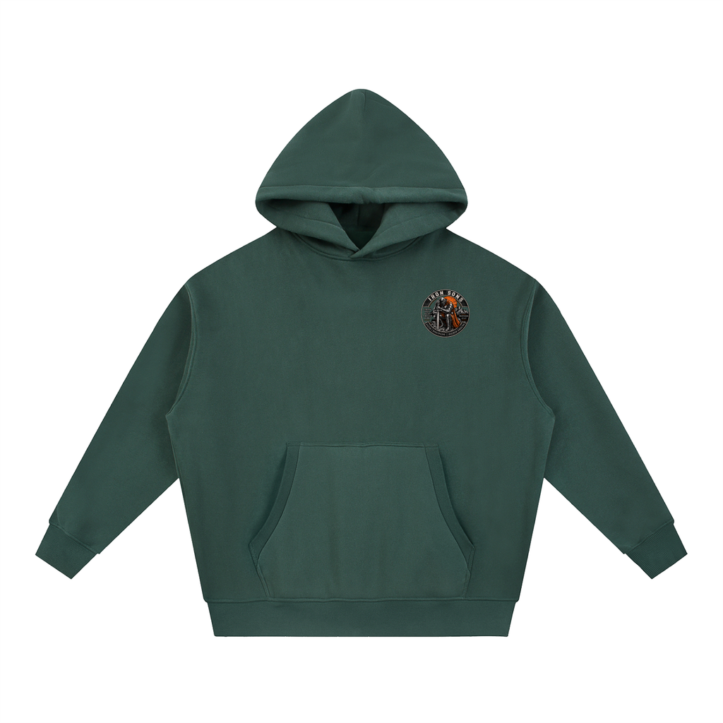 Essential Oversized Boxy Fit Fleece Hoodie