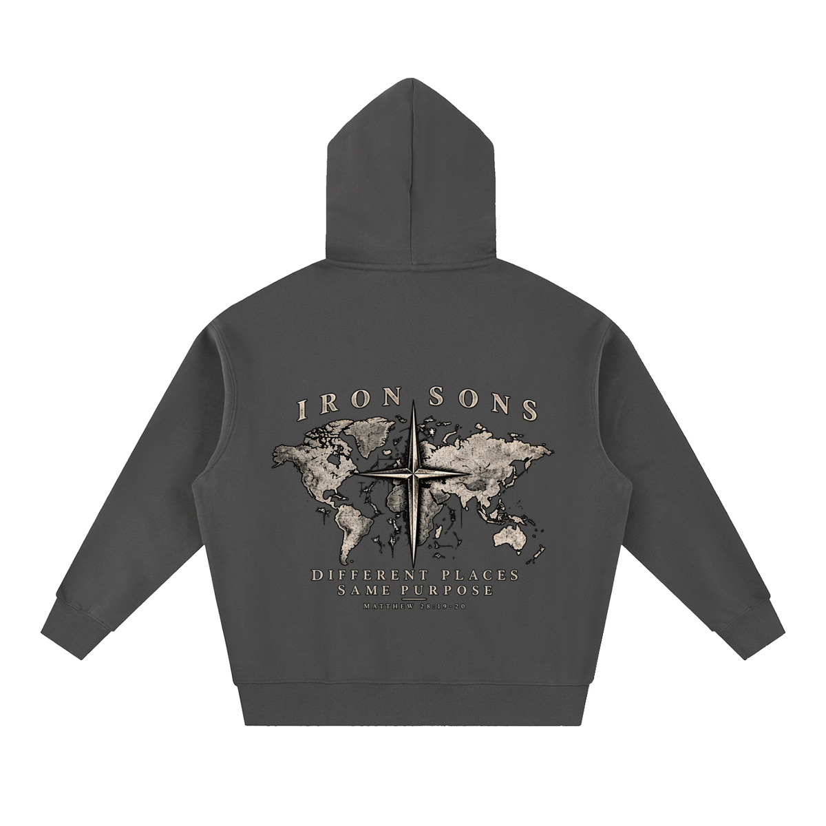 Essential Oversized Boxy Fit Fleece Hoodie