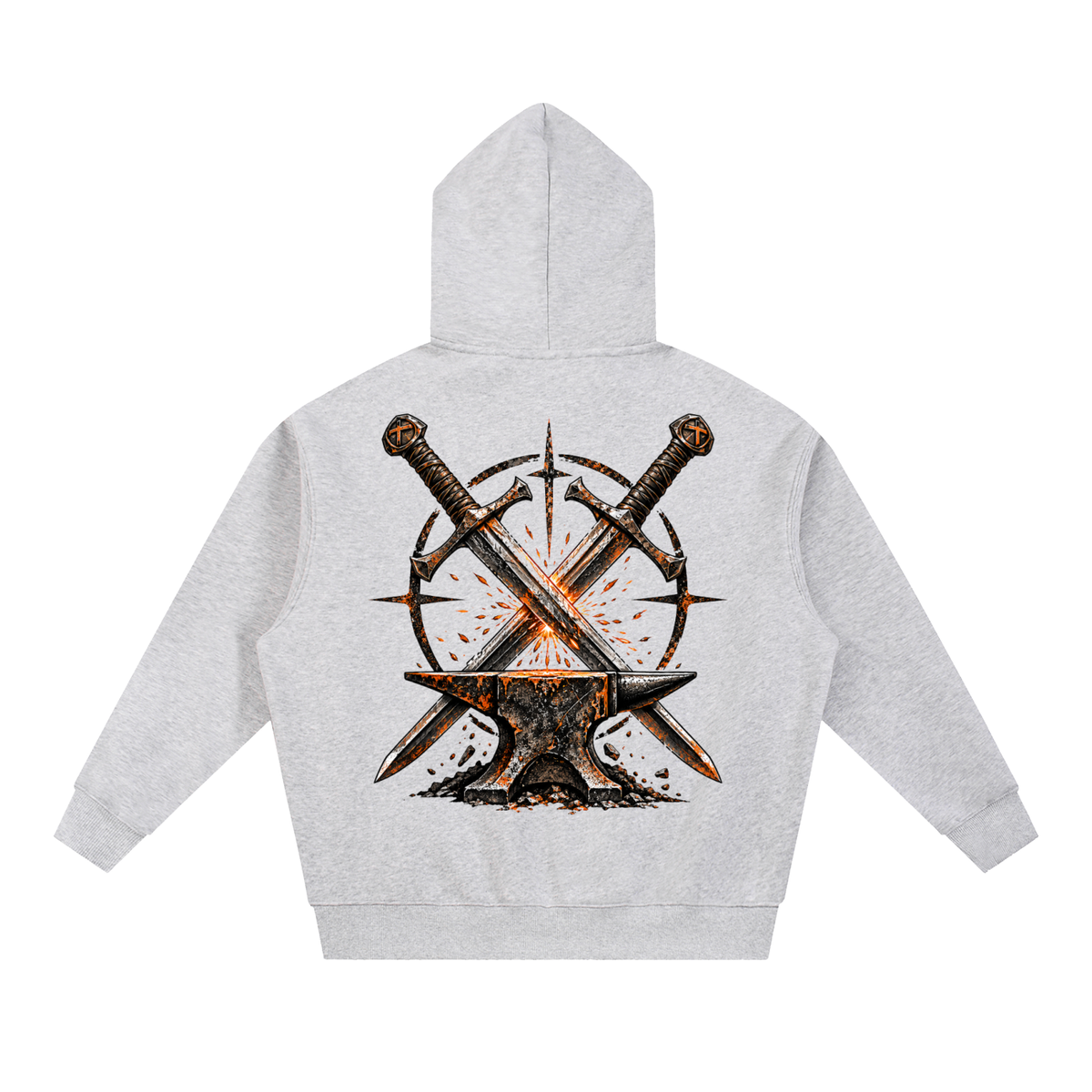 Essential Oversized Boxy Fit Fleece Hoodie