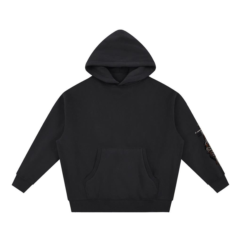 Essential Oversized Boxy Fit Fleece Hoodie