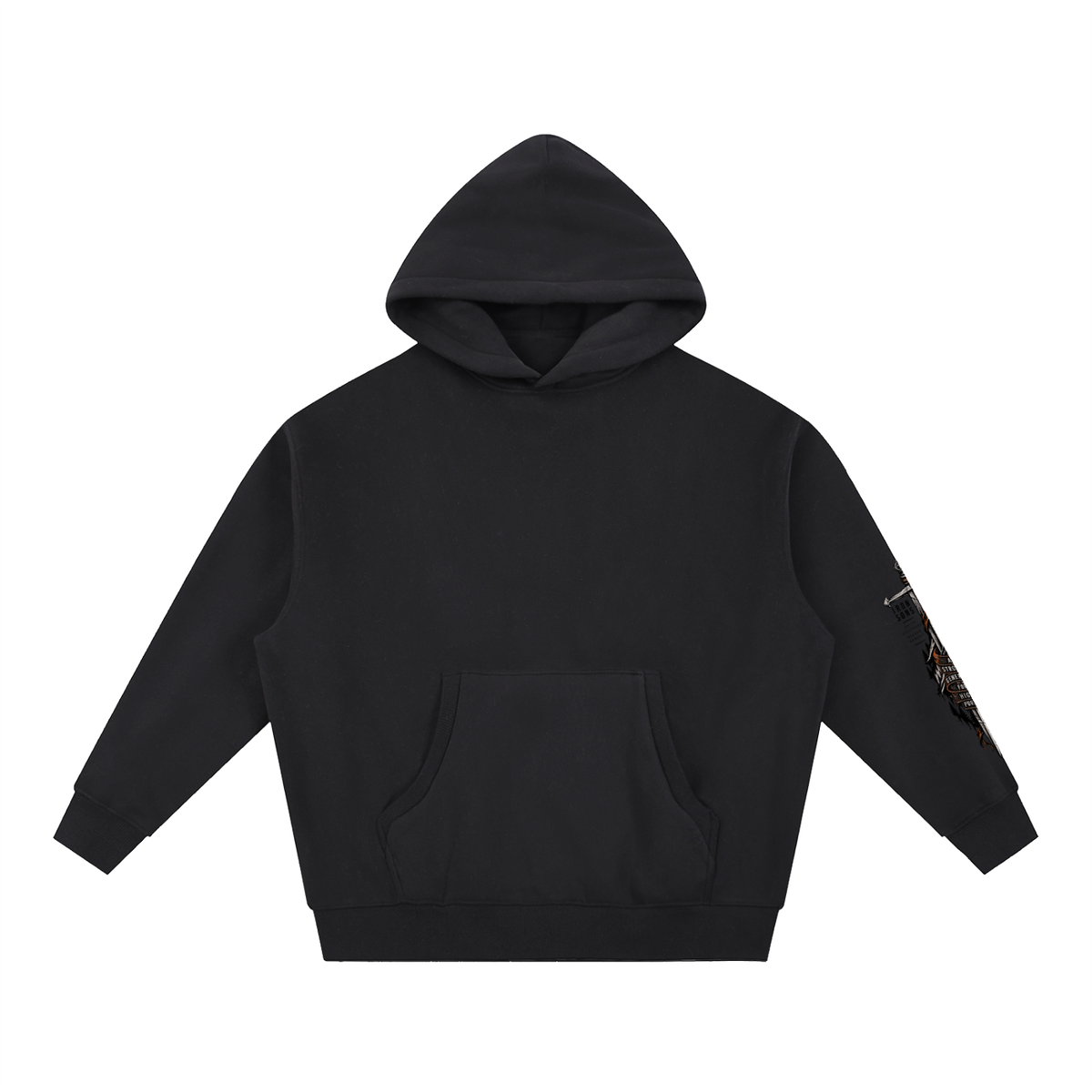 Essential Oversized Boxy Fit Fleece Hoodie