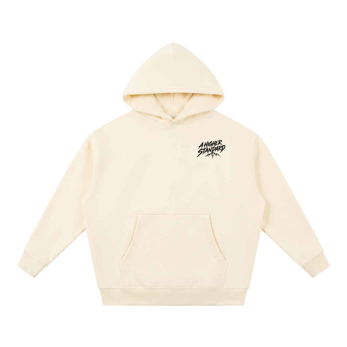 Essential Oversized Boxy Fit Fleece Hoodie