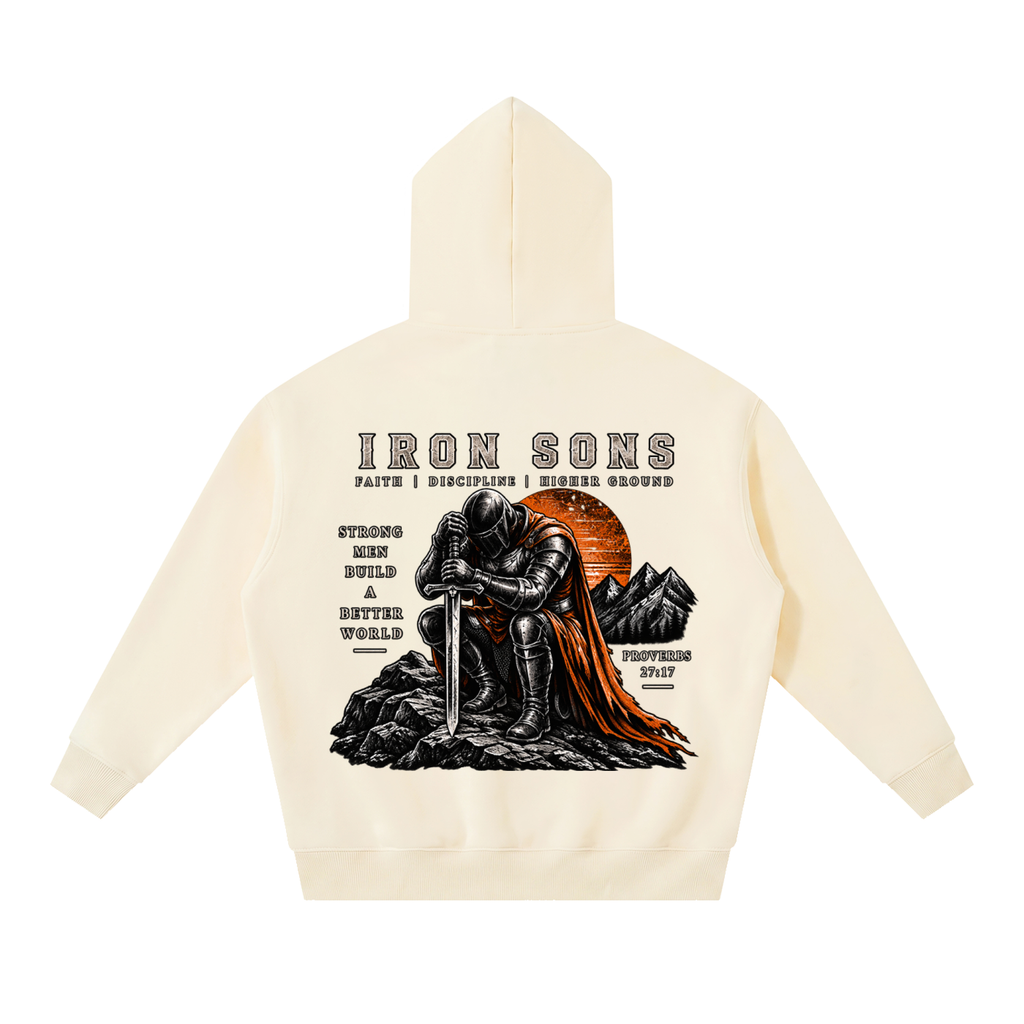 Essential Oversized Boxy Fit Fleece Hoodie