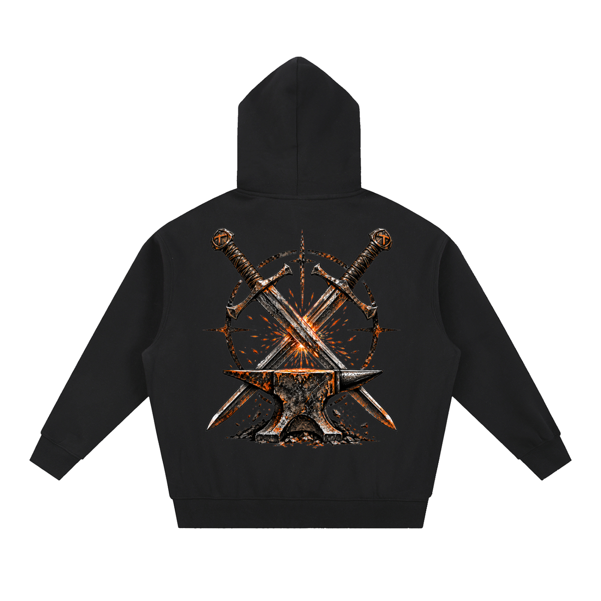 Essential Oversized Boxy Fit Fleece Hoodie