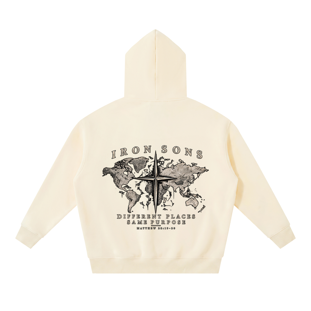 Essential Oversized Boxy Fit Fleece Hoodie