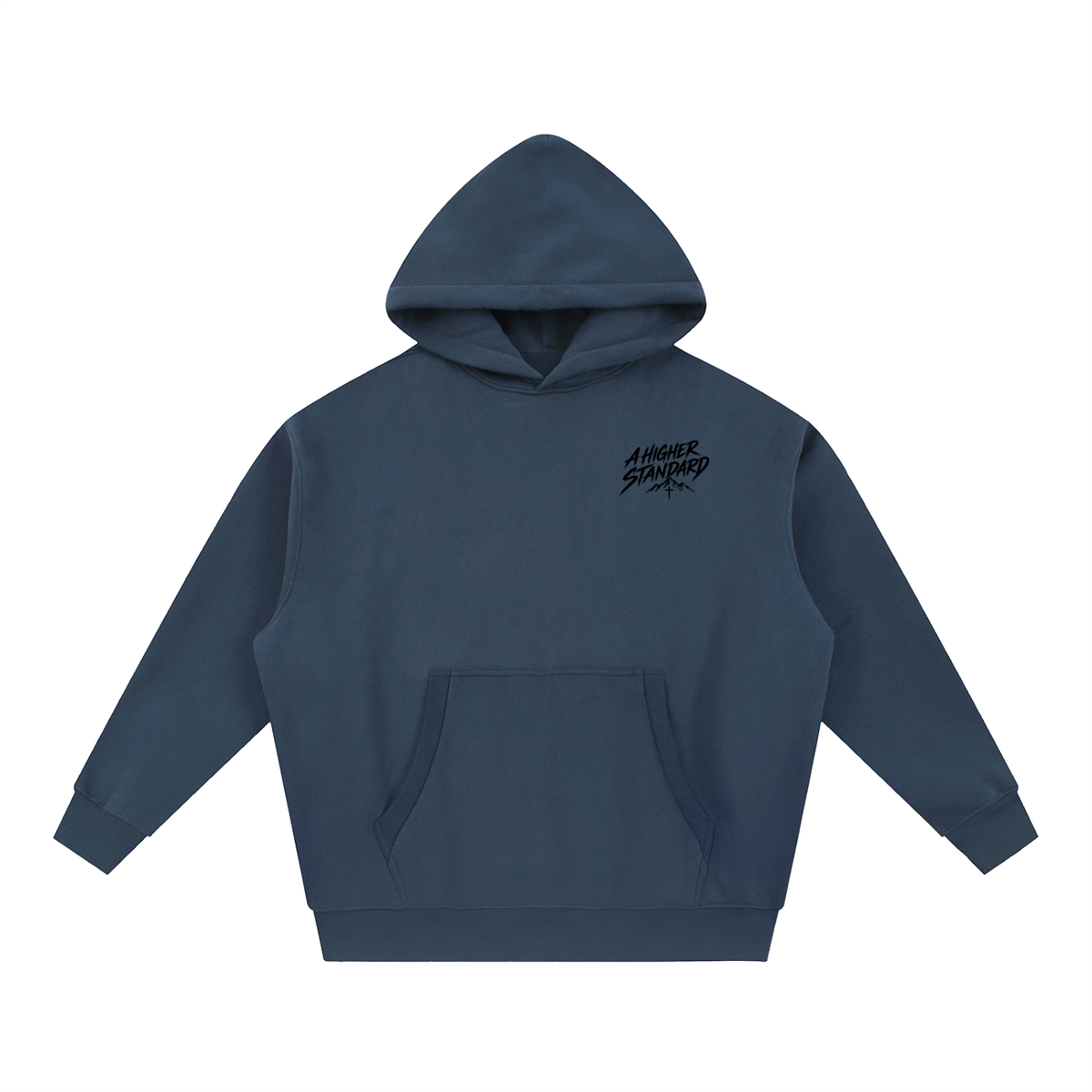Essential Oversized Boxy Fit Fleece Hoodie