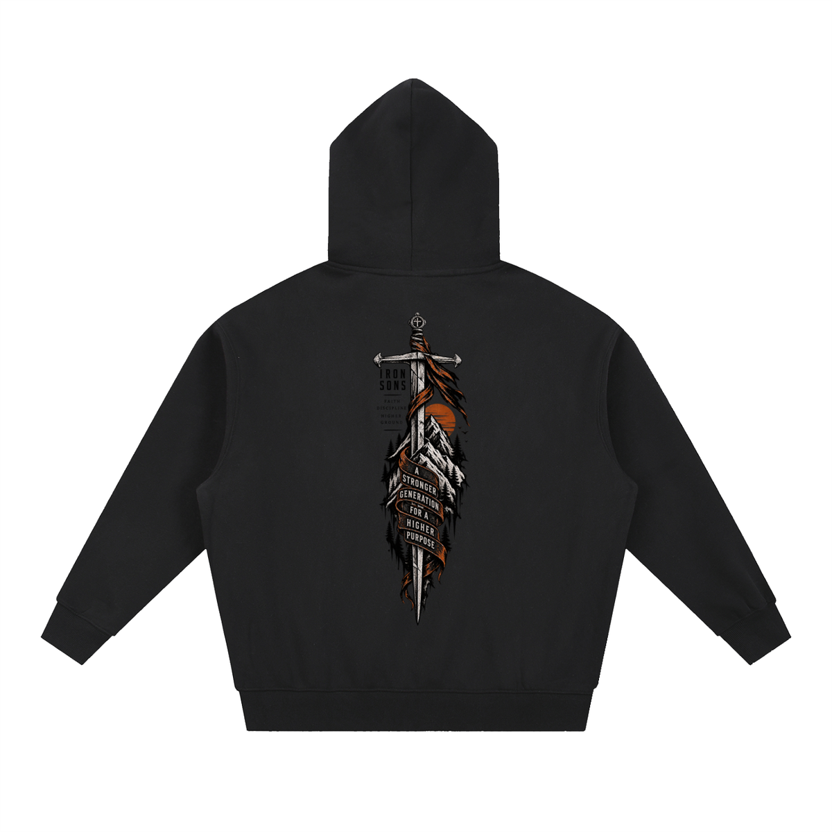 Essential Oversized Boxy Fit Fleece Hoodie