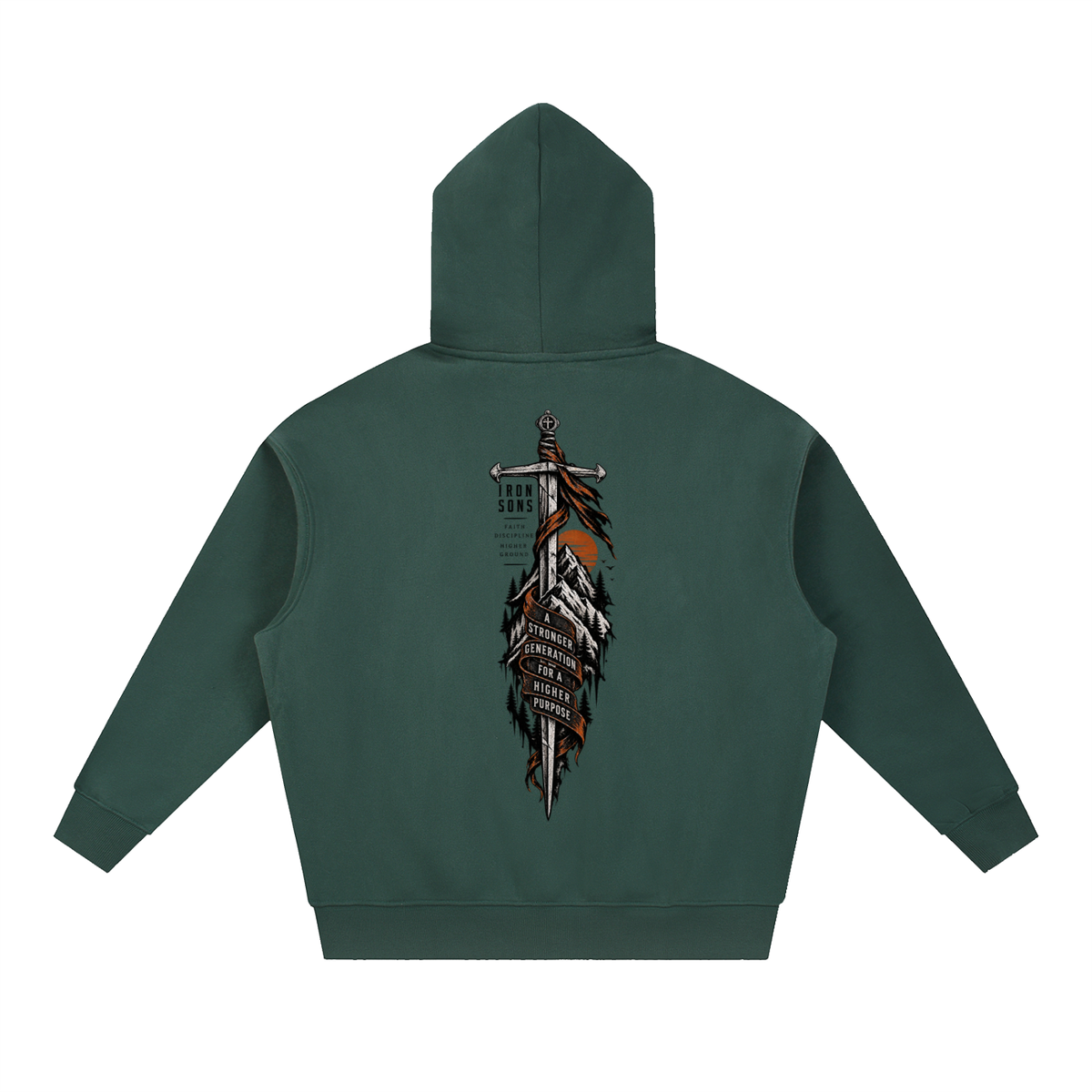 Essential Oversized Boxy Fit Fleece Hoodie