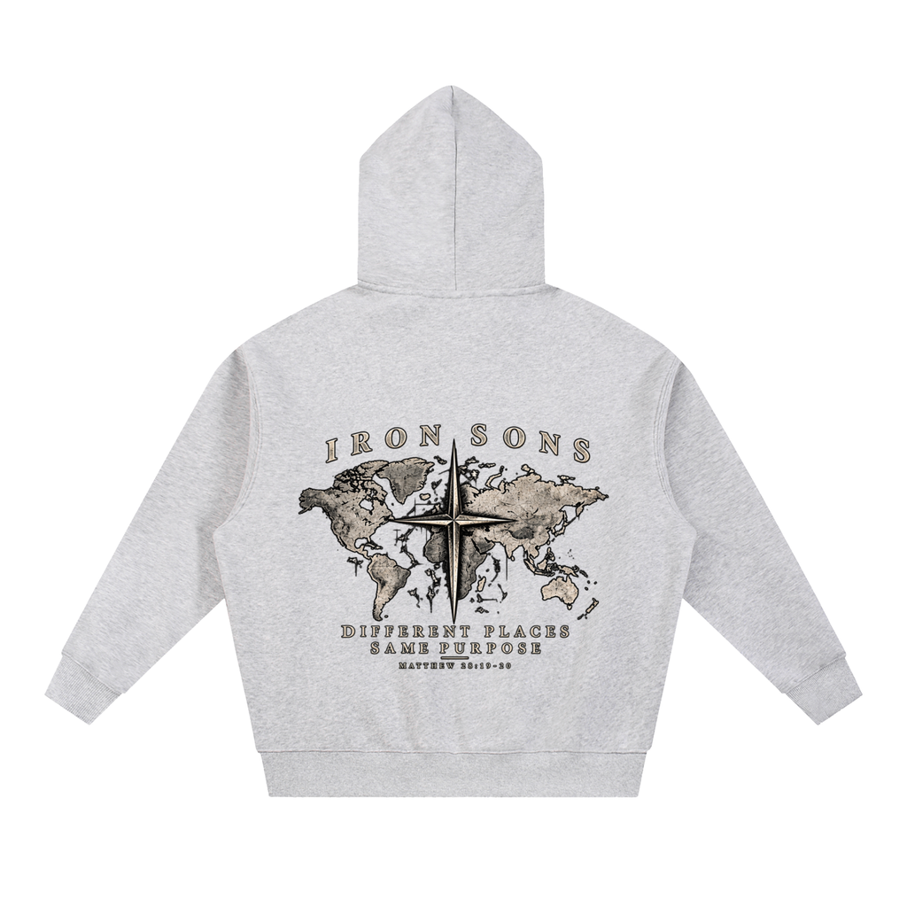 Essential Oversized Boxy Fit Fleece Hoodie