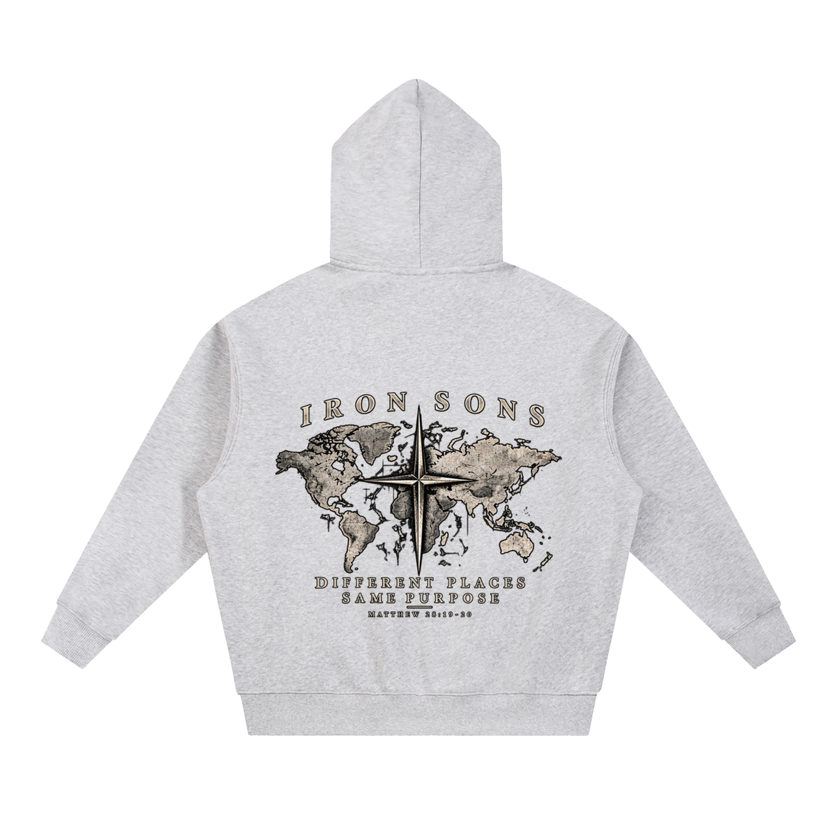 Essential Oversized Boxy Fit Fleece Hoodie