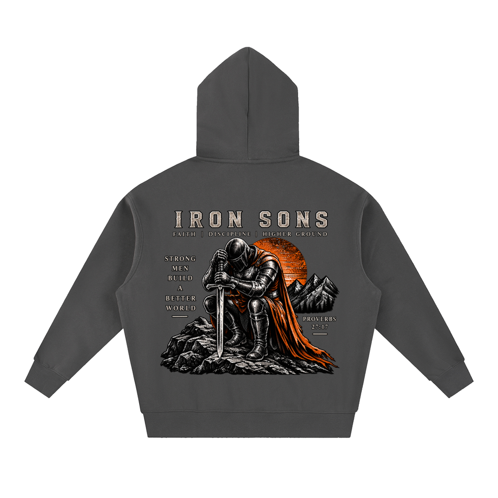 Essential Oversized Boxy Fit Fleece Hoodie