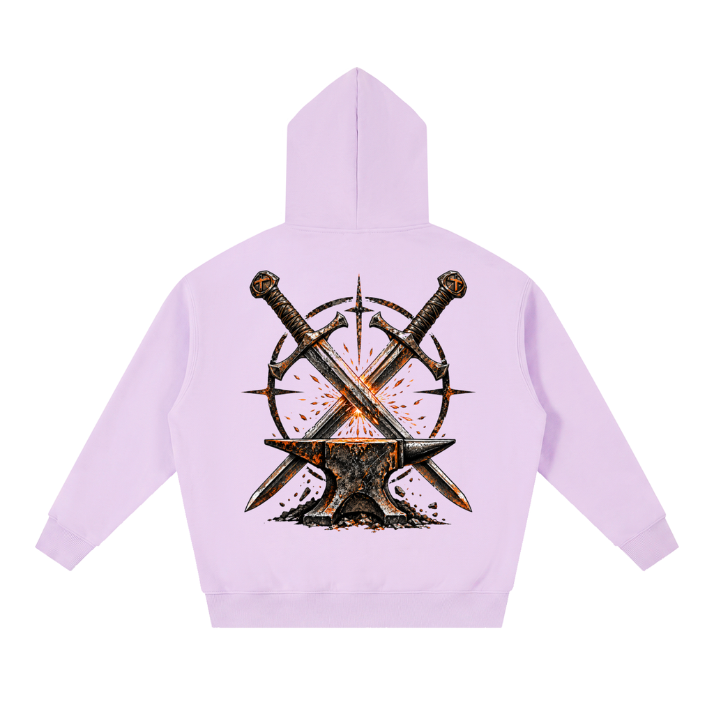 Essential Oversized Boxy Fit Fleece Hoodie