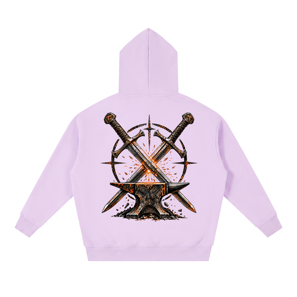 Essential Oversized Boxy Fit Fleece Hoodie