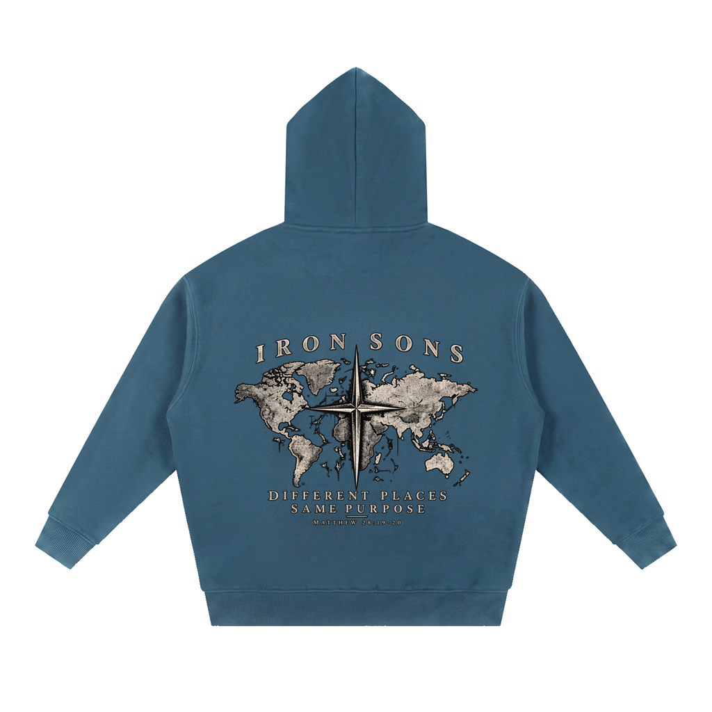 Essential Oversized Boxy Fit Fleece Hoodie